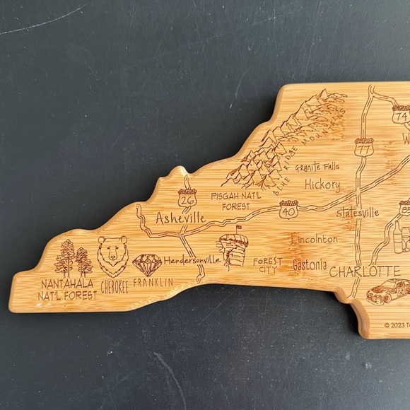 North Carolina Bamboo Cutting Board - Picture 2 of 7